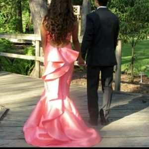 Sherri Hill Size 0 Coral Dress #50195 Prom Formal